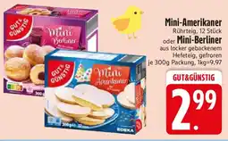 Edeka Mini-Amerikaner Rührteig oder Mini-Berliner Angebot