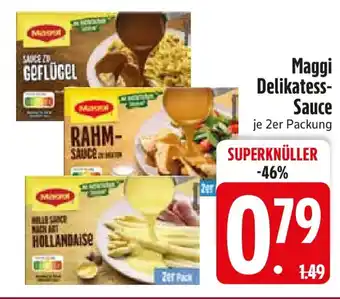 Edeka Maggi Delikatess- Sauce Angebot
