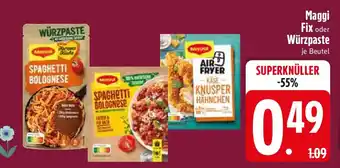 Edeka Maggi Fix oder Würzpaste Angebot