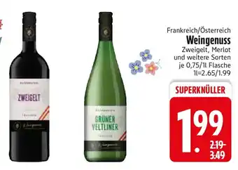Edeka Frankreich/Österreich Weingenuss Angebot