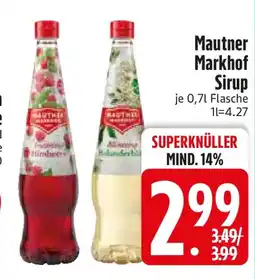 Edeka Mautner Markhof Sirup Angebot