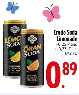 Edeka Crodo Soda Limonade Angebot