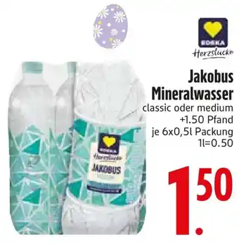 Edeka Jakobus Mineralwasser Angebot