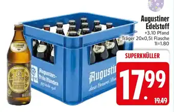 Edeka Augustiner Edelstoff Angebot
