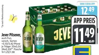 Edeka Jever Pilsener Angebot