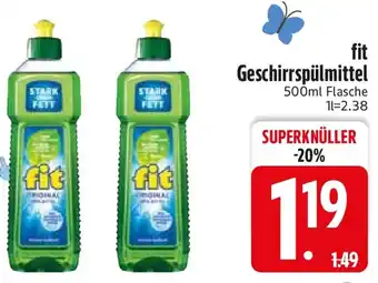 Edeka fit Geschirrspülmittel Angebot