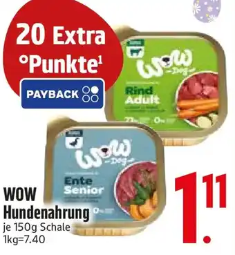 Edeka WOW Hundenahrung Angebot