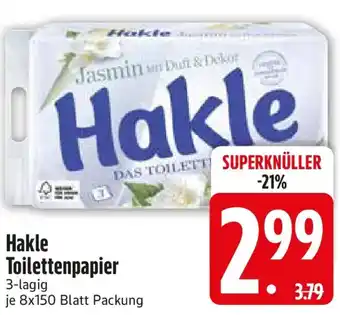 Edeka Hakle Toilettenpapier Angebot