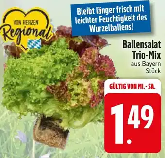 Edeka Ballensalat Trio-Mix Angebot
