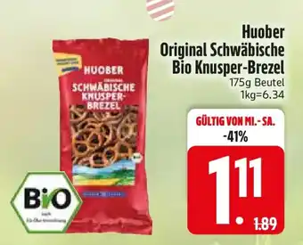 Edeka Huober Original Schwäbische Bio Knusper-Brezel Angebot