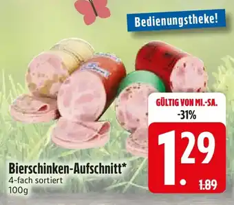 Edeka Bierschinken-Aufschnitt* Angebot