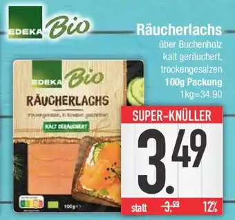 E-Center EDEKA Bio Räucherlachs Angebot