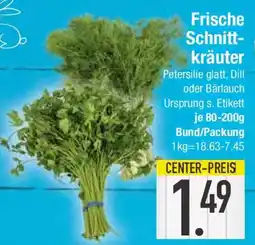 E-Center Frische Schnitt kräuter Angebot