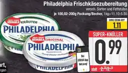 E-Center Philadelphia Frischkäsezubereitung Angebot