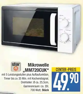 E-Center star Mikrowelle ,,MM720CUK" Angebot