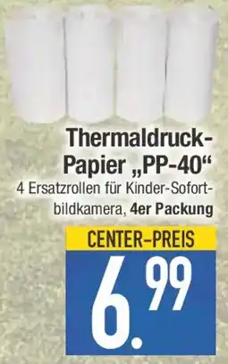 E-Center Thermaldruck- Papier „,PP-40" Angebot