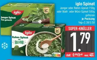 E-Center iglo Spinat Angebot