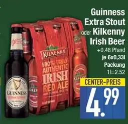 E-Center Guinness Extra Stout oder Kilkenny Irish Beer Angebot