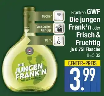 E-Center Franken GWF Die jungen Frank'n oder Frisch & Fruchtig Angebot