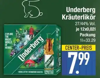 E-Center Underberg Kräuterlikör Angebot