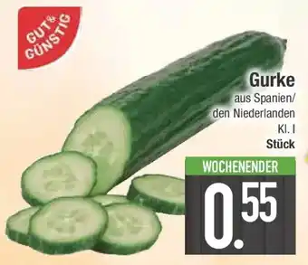 E-Center GUT& GUNSTIG Gurke Angebot