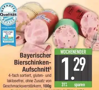 E-Center Bayerischer Bierschinken- Aufschnitt Angebot