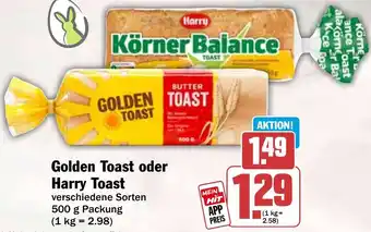 HIT Golden Toast oder Harry Toast Angebot