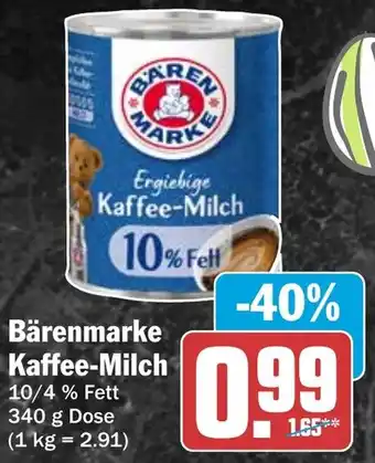 HIT Bärenmarke Kaffee-Milch Angebot