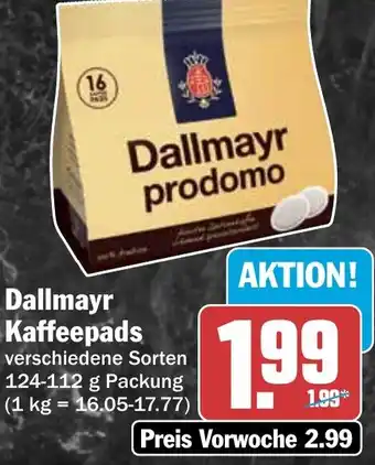 HIT Dallmayr Kaffeepads Angebot