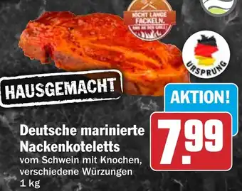 HIT Deutsche marinierte Nackenkoteletts Angebot