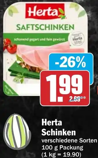 HIT Herta Schinken Angebot