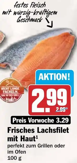 HIT Frisches Lachsfilet mit Haut Angebot