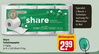 REWE City Share Toilettenpapier Angebot