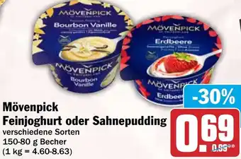 HIT Mövenpick Feinjoghurt oder Sahnepudding Angebot