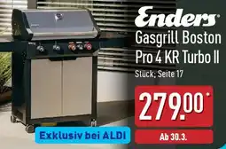 Aldi Nord Enders Gasgrill Boston Pro 4 KR Turbo II Angebot