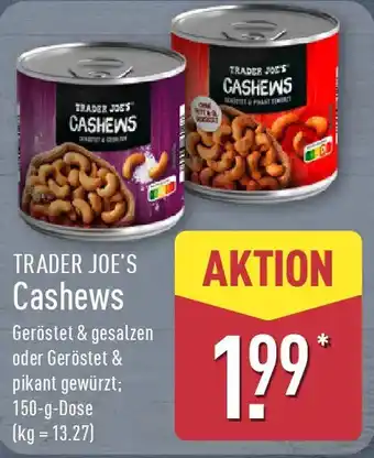 Aldi Nord Trader joe's cashews Angebot