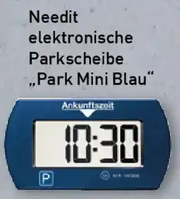Aldi Nord Needit elektronische Parkscheibe ,,Park Mini Blau" Angebot
