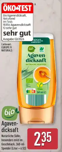 Aldi Nord Bio Agavendicksaft Angebot