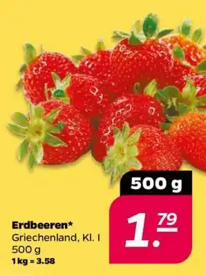 NETTO Erdbeeren Angebot
