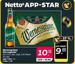 NETTO Wernesgrüner Pils Legende Angebot