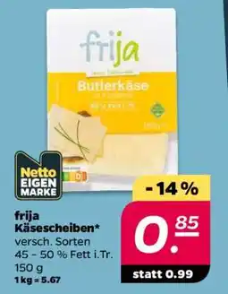NETTO frija Käsescheiben Angebot