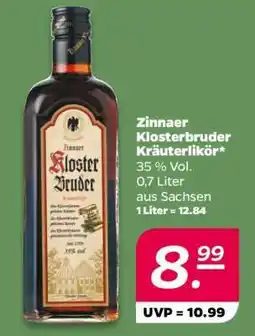 Netto Zinnaer Klosterbruder Kräuterlikör Angebot