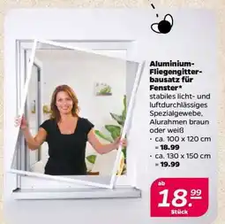 NETTO Aluminium-Fliegengitterbausatz für Fenster Angebot