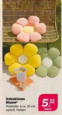 NETTO Dekokissen Blume Angebot