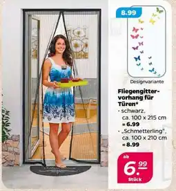 NETTO Fliegengittervorhang für Türen Angebot