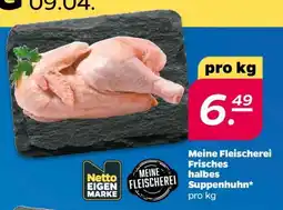 NETTO Meine Fleischerei Frisches halbes Suppenhuhn Angebot