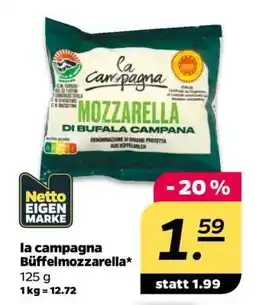NETTO la campagna Büffelmozzarella Angebot
