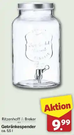Famila Nord West Ritzenhoff & Breker Getränkespender Angebot