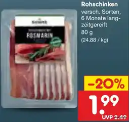 Netto Marken-Discount Rohschinken Angebot