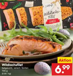 Netto Marken-Discount Wildlachsfilet Angebot